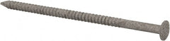 Value Collection - 10D, 10 Gauge, 3" OAL Decking Nails - Ring Shank, Grade 2 Steel, Galvanized Finish - Exact Tooling