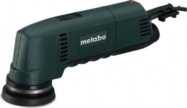 Metabo - 3-1/8 Inch Pad, 5,000 to 10,000 OPM, Electric Orbital Sander - Round, Right Angle Sander, 2 Amps - Exact Tooling