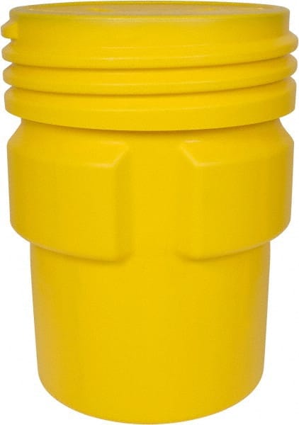 Eagle - 95 Gallon Closure Capacity, Screw On Closure, Yellow Overpack - 55 Gallon Container, Polyethylene, 660 Lb. Capacity, UN 1H2/X300/S Listing - Exact Tooling