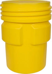 Eagle - 95 Gallon Closure Capacity, Screw On Closure, Yellow Overpack - 55 Gallon Container, Polyethylene, 660 Lb. Capacity, UN 1H2/X300/S Listing - Exact Tooling