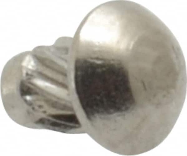 Value Collection - #2 Round Head Sheet Metal Screw - Stainless Steel, 1/8" Length Under Head, ASME B18.6.3 & ASME B18.6.4, Grade 18-8 - Exact Tooling