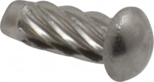Value Collection - #2 Round Head Sheet Metal Screw - Stainless Steel, 1/4" Length Under Head, ASME B18.6.3 & ASME B18.6.4, Grade 18-8 - Exact Tooling