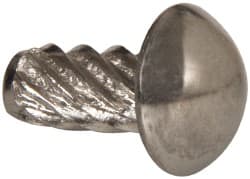 Value Collection - #4 Round Head Sheet Metal Screw - Stainless Steel, 1/4" Length Under Head, ASME B18.6.3 & ASME B18.6.4, Grade 18-8 - Exact Tooling