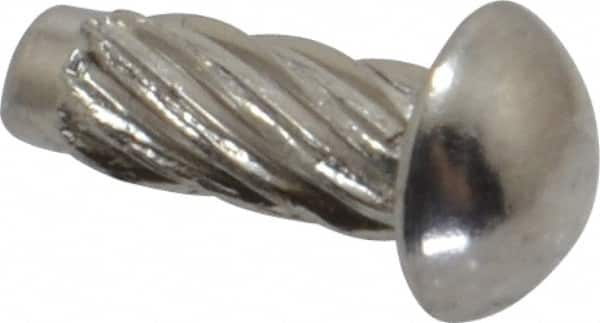 Value Collection - #6 Round Head Sheet Metal Screw - Stainless Steel, 3/8" Length Under Head, ASME B18.6.3 & ASME B18.6.4, Grade 18-8 - Exact Tooling