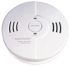Kidde - 5-3/4 Inch Diameter, Smoke and Carbon Monoxide Alarm - 85 dB Decibel Rating, AA Battery Included, Indicating Light, Tamper Resistant - Exact Tooling