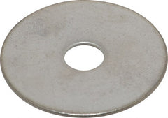 Value Collection - 5/16" Screw, Grade 18-8 Stainless Steel Fender Flat Washer - 11/32" ID x 1-1/2" OD, 0.06" Thick - Exact Tooling