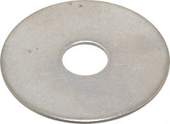 Value Collection - 1/2" Screw, Grade 18-8 Stainless Steel Fender Flat Washer - 17/32" ID x 2" OD, 0.06" Thick - Exact Tooling