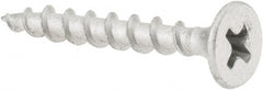 Value Collection - #6 Bugle Head, Phillips Steel Deck Screw - 1-1/4" OAL, Galvanized, Grade 2 - Exact Tooling