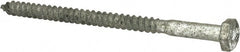 Value Collection - 1/4" Screw, 4" Length Under Head, Steel, Hex Head Lag Screw - Hot Dipped Galvanized, AISI 1006, ASME B18.2.1 Fastner, Grade 1006-1022 - Exact Tooling