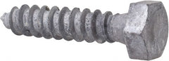 Value Collection - 5/16" Screw, 1-1/2" Length Under Head, Steel, Hex Head Lag Screw - Hot Dipped Galvanized, AISI 1006, ASME B18.2.1 Fastner, Grade 1006-1022 - Exact Tooling