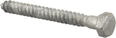 Value Collection - 5/16" Screw, 3" Length Under Head, Steel, Hex Head Lag Screw - Hot Dipped Galvanized, AISI 1006, ASME B18.2.1 Fastner, Grade 1006-1022 - Exact Tooling