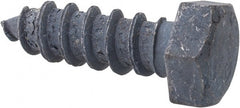 Value Collection - 3/8" Screw, 1-1/4" Length Under Head, Steel, Hex Head Lag Screw - Hot Dipped Galvanized, AISI 1006, ASME B18.2.1 Fastner, Grade 1006-1022 - Exact Tooling