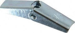Value Collection - 3/16" Screw, 3/16" Diam, 3" Long, Toggle Bolt Drywall & Hollow Wall Anchor - 3/16" Drill, Zinc Plated, Steel, Use in Concrete, & Masonry, Hollow Tile, Plaster & Wallboard - Exact Tooling