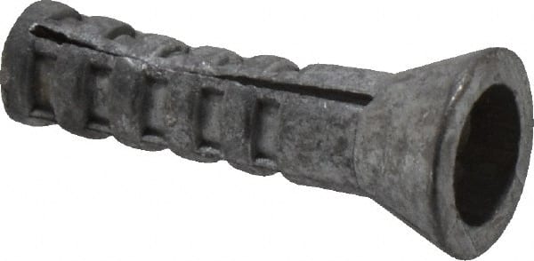 Value Collection - 1/4" Diam, 1/4" Drill, 1" OAL, 1" Min Embedment Plug Concrete Anchor - Lead Alloy - Exact Tooling