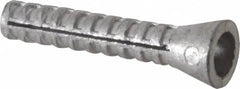 Value Collection - 1/4" Diam, 1/4" Drill, 1-1/2" OAL, 1" Min Embedment Plug Concrete Anchor - Lead Alloy - Exact Tooling