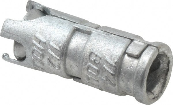 Value Collection - 1/4" Diam, 1/2" Drill, 1-5/16" OAL, Single Expansion Concrete Anchor - Alloy Steel - Exact Tooling