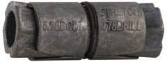 Value Collection - 3/4" Diam, 1-1/4" Drill, 2-7/8" OAL, 2" Min Embedment Double Expansion Concrete Anchor - Zinc - Exact Tooling