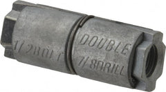 Value Collection - 1/2" Diam, 7/8" Drill, 2" OAL, 1" Min Embedment Double Expansion Concrete Anchor - Zinc - Exact Tooling