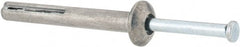 Value Collection - 1/4" Diam, 1/4" Drill, 2" OAL, Hammer Drive Concrete Anchor - Zamac Alloy, Zinc-Plated Finish, Mushroom Head - Exact Tooling