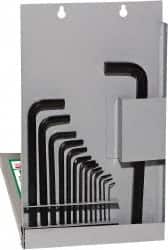 Eklind - 14 Piece T6 to T55 Steel L-Key Long Arm Torx Key Set - Exact Tooling