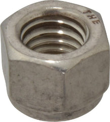 Value Collection - 1/2-13 UNC 18-8 Hex Lock Nut with Nylon Insert - 3/4" Width Across Flats, 39/64" High - Exact Tooling