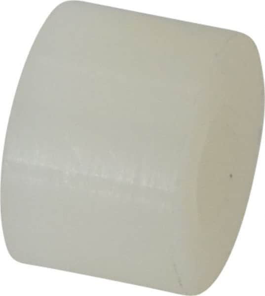 Made in USA - 0.171" ID x 3/8" OD, #8 Screw, Grade 6/6 Nylon Female Unthreaded Circuit Board Spacer - Round Body, 1/4" OAL - Exact Tooling
