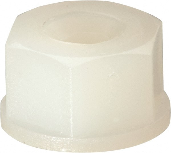 Made in USA - #6-32 UNC Hex Lock Nut with Nylon Insert - 5.08mm High - Exact Tooling