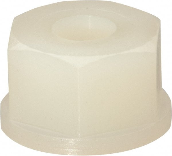 Made in USA - #10-24 UNC Hex Lock Nut with Nylon Insert - 1/4" High - Exact Tooling