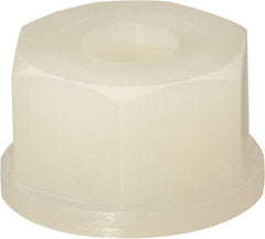 Made in USA - #10-24 UNC Hex Lock Nut with Nylon Insert - 1/4" High - Exact Tooling