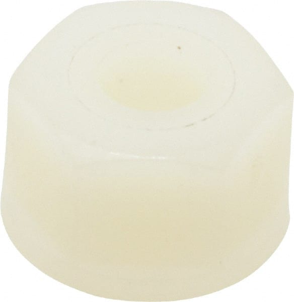 Made in USA - #10-32 UNF Hex Lock Nut with Nylon Insert - 1/4" High - Exact Tooling