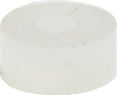 Made in USA - #0 Screw, Grade 6/6 Nylon Standard Flat Washer - 1.65mm ID x 4.55mm OD, 1.98mm Thick - Exact Tooling