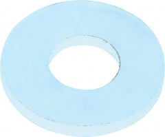 Made in USA - #4 Screw, Grade 6/6 Nylon Standard Flat Washer - 3.05mm ID x 7.11mm OD, 0.76mm Thick - Exact Tooling