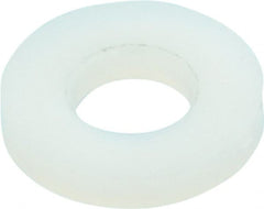 Made in USA - #8 Screw, Grade 6/6 Nylon Standard Flat Washer - 4.37mm ID x 9.53mm OD, 1.52mm Thick - Exact Tooling