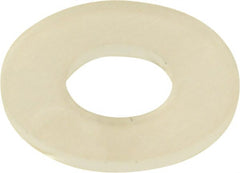 Made in USA - #10 Screw, Grade 6/6 Nylon Standard Flat Washer - 4.95mm ID x 11.1mm OD, 0.79mm Thick - Exact Tooling