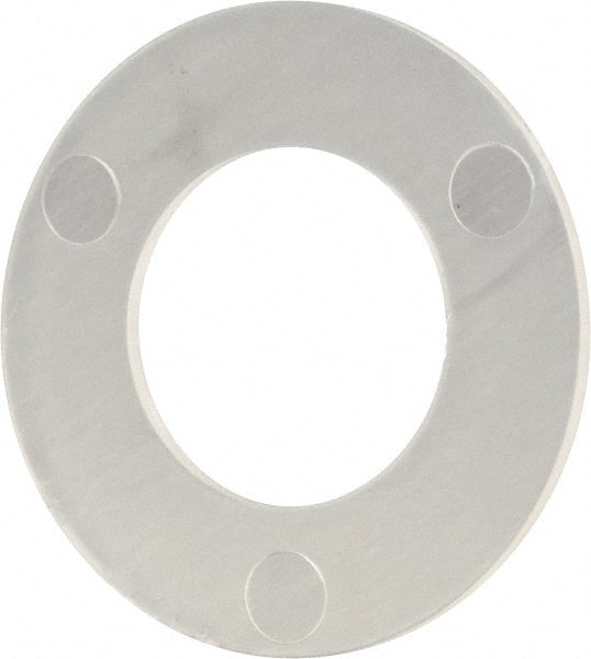 Made in USA - #12 Screw, Grade 6/6 Nylon Standard Flat Washer - 6.35mm ID x 11.81mm OD, 0.38mm Thick - Exact Tooling