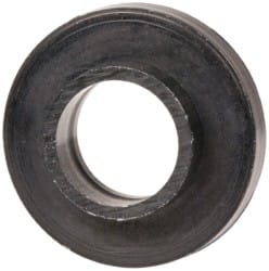 Made in USA - #6 Screw, 3/64" Shoulder Length, Nylon Shoulder Washer - Black, 0.29" Flange Diam, 3/64" Flange Thickness, 0.14" ID, 0.17" OD - Exact Tooling