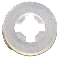 Made in USA - #2 Screw, 0.078" ID, Nylon Internal Tooth Lock Washer - 13/64" OD, Grade 6/6 - Exact Tooling