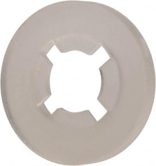 Made in USA - #4 Screw, 0.102" ID, Nylon Internal Tooth Lock Washer - 17/64" OD, Grade 6/6 - Exact Tooling