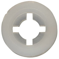 Made in USA - #6 Screw, 0.128" ID, Nylon Internal Tooth Lock Washer - 21/64" OD, Grade 6/6 - Exact Tooling