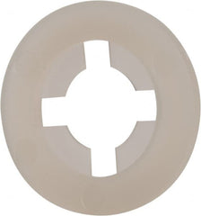 Made in USA - 5/16" Screw, 0.292" ID, Nylon Internal Tooth Lock Washer - 47/64" OD, Grade 6/6 - Exact Tooling
