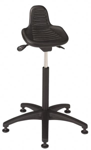 Bevco - Sit-Stand Stool - Polyurethane Seat, Black - Exact Tooling