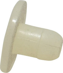 Made in USA - 0.2" Hole Diam, 0.333" OAL, Split Shank, Nylon Panel Rivet - 5/32" Material Thickness, 15/32" Head Diam - Exact Tooling