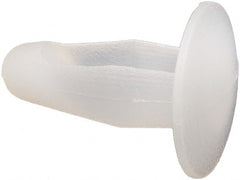 Made in USA - 0.12" to 0.135" Hole Diam, Arrow Shank, Nylon Panel Rivet - 0.33" Length Under Head, 1/16" to 1/8" Material Thickness, 0.27" Head Diam - Exact Tooling