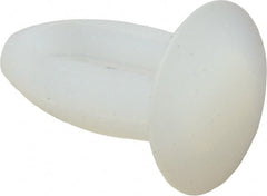 Made in USA - 0.213" to 0.223" Hole Diam, Arrow Shank, Nylon Panel Rivet - 0.45" Length Under Head, 1/16" to 1/8" Material Thickness, 0.37" Head Diam - Exact Tooling