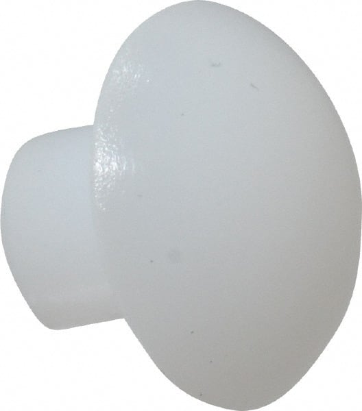 Made in USA - 1/8" Body Diam, Round Acetal Solid Rivet - 1/8" Length Under Head, 1/4" Head Diam x 0.068" Head Height - Exact Tooling