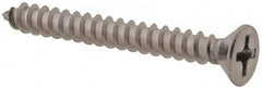 Value Collection - #6, 1-1/4" OAL, Phillips Drive, Flat Head Wood Screw - Exact Tooling
