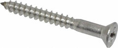 Value Collection - #8, 1-1/2" OAL, Phillips Drive, Flat Head Wood Screw - Stainless Steel, Grade 18-8 - Exact Tooling