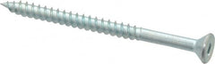 Value Collection - #12, 3" OAL, Square Drive, Flat Head Wood Screw - Exact Tooling