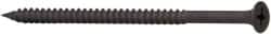 Value Collection - #10, 3-1/2" OAL, Phillips Drive Bugle Head, Steel Drywall Screws - Black Phosphate Finish, Grade 2 - Exact Tooling