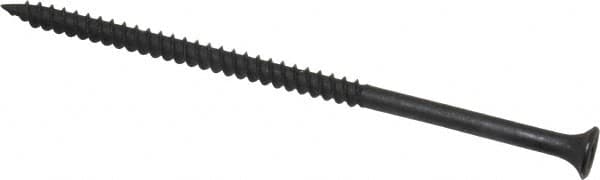 Value Collection - #10, 4" OAL, Phillips Drive Bugle Head, Steel Drywall Screws - Black Phosphate Finish, Grade 2 - Exact Tooling